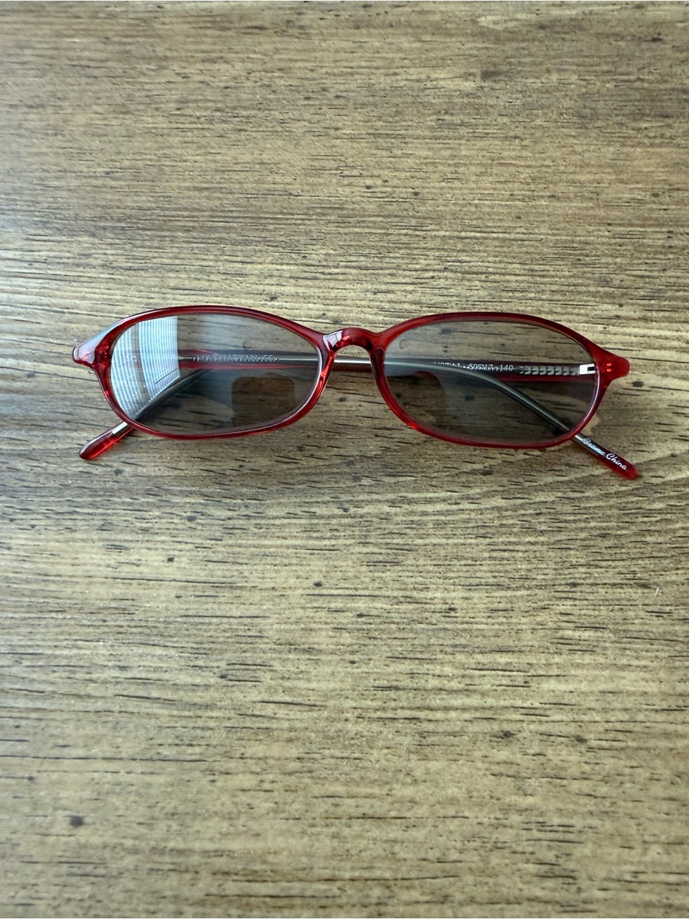 Manhattan Women’s Red Eyeglasses Frames Only 50 17 140 Eyewear Glasses
